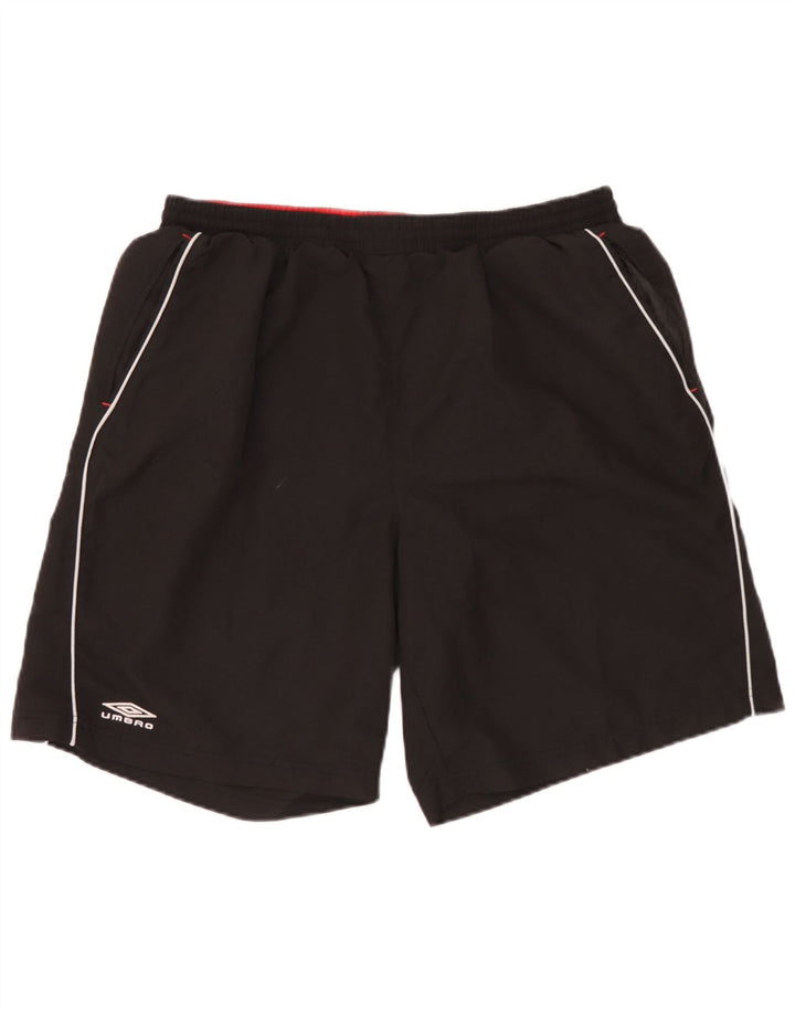 Umbro Shorts de natação masculino gráfico 2XL poliéster preto