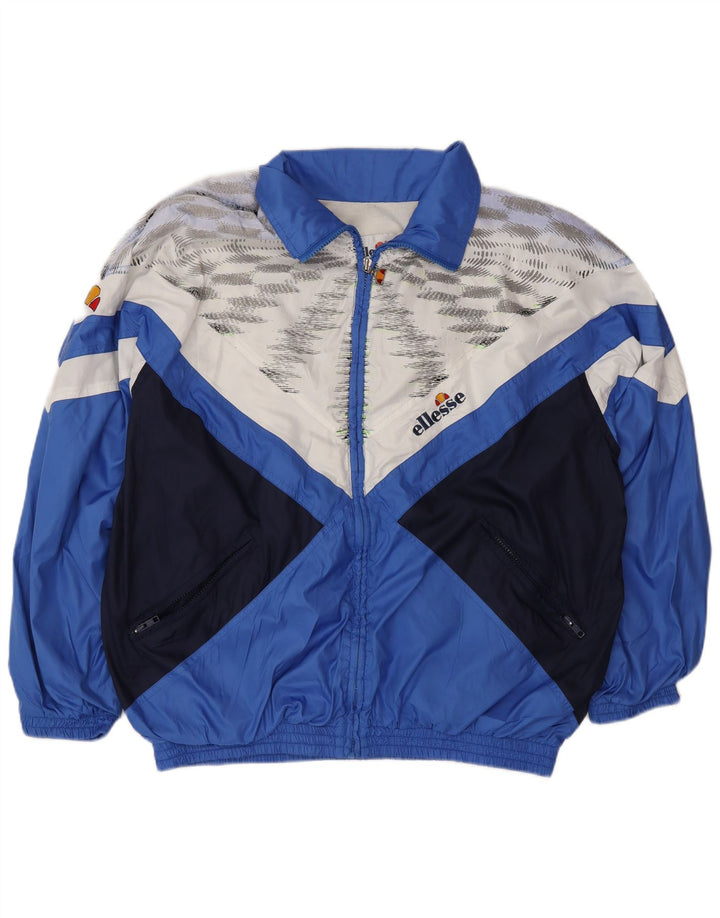 Fato de treino completo masculino Ellesse IT 50 grande azul colorblock poliéster