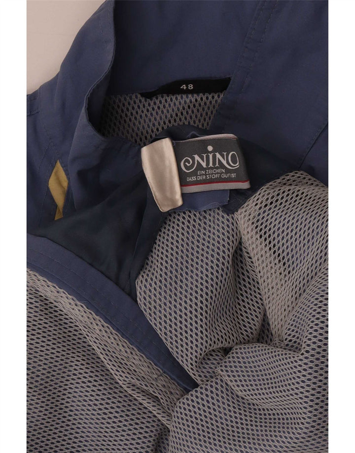 Jaqueta de chuva masculina NINO IT 48 poliéster azul médio