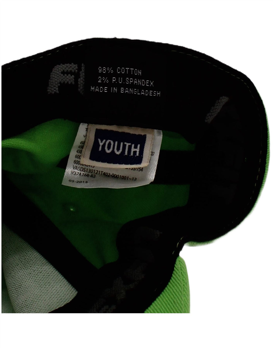 Boné de beisebol gráfico Vans Boys 9-10 anos tamanho único algodão verde