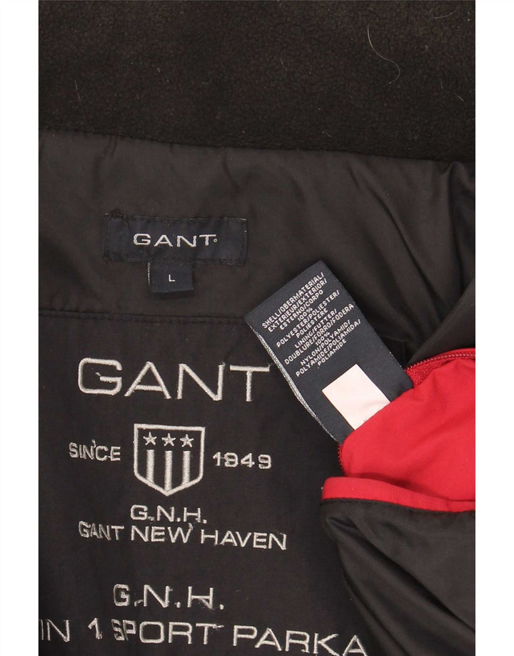 Gant Mens Liner Fleece Jacket UK 40 Grande Poliéster Preto