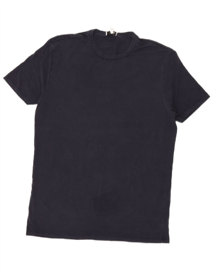 Camiseta masculina Reiss Top grande Lyocell azul marinho
