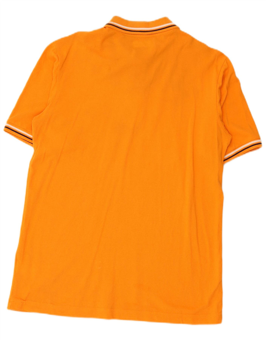 KAPPA Mens Polo Shirt Large Orange Cotton