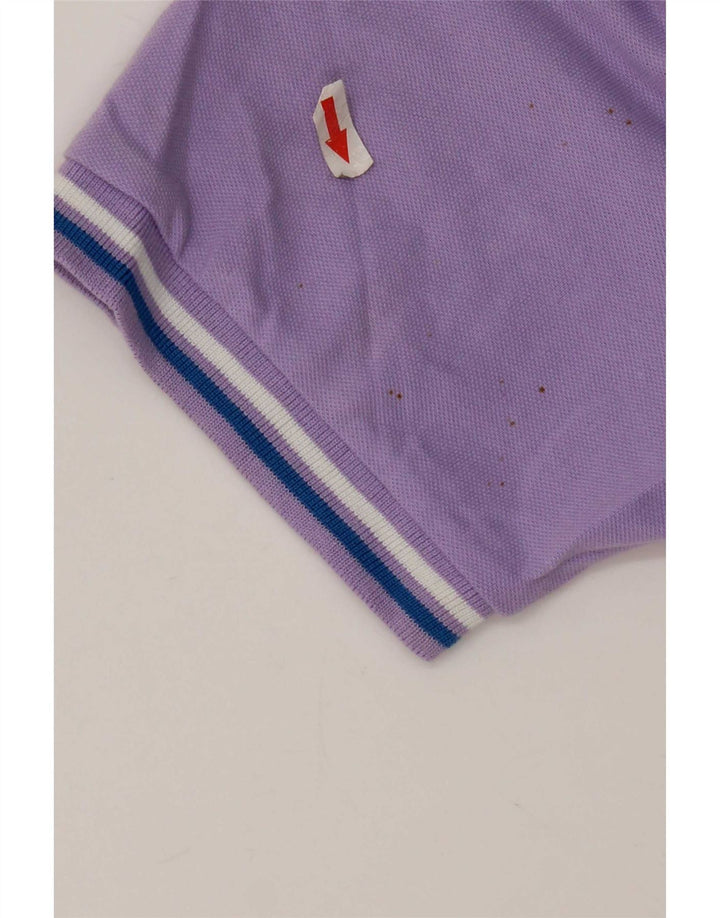 Camisa polo masculina Kappa médio algodão roxo