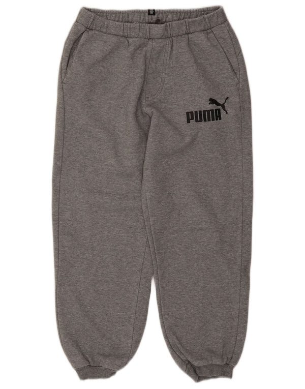 Calça de treino Puma Boys Graphic Joggers 15-16 anos cinza manchado