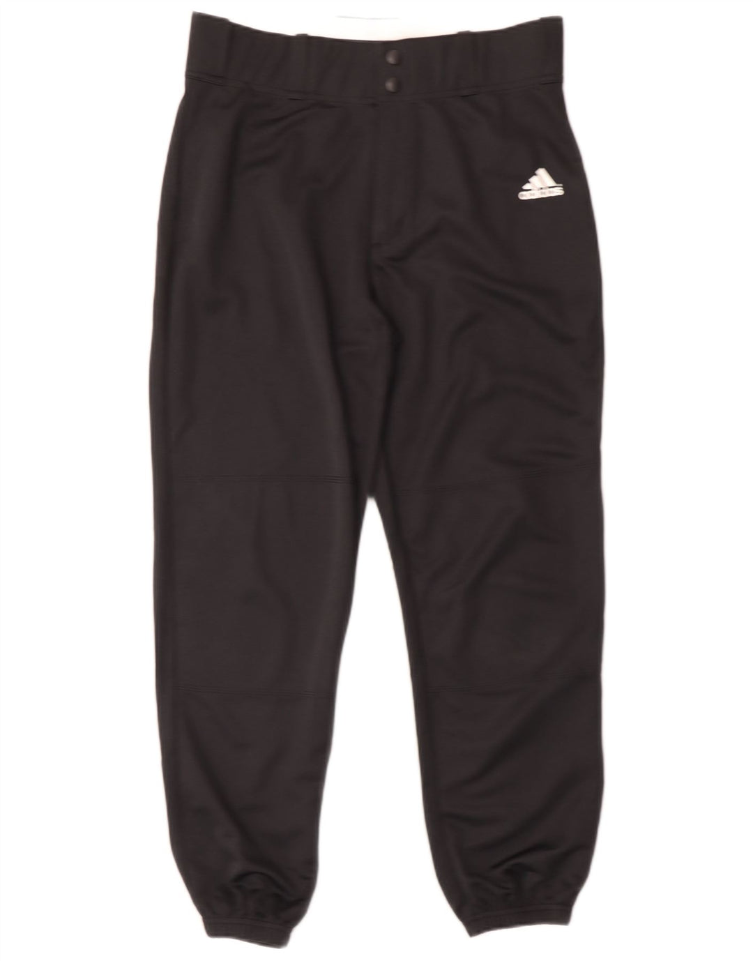Adidas Womens Climalite Calças de treino Joggers UK 14 Médio Preto