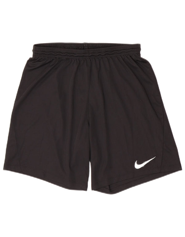 Shorts esportivos masculinos Nike Dri Fit Slim Fit grande poliéster preto