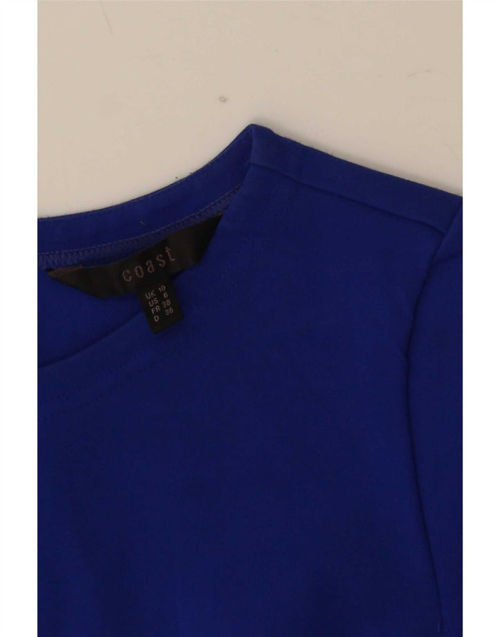 Blusa feminina Coast UK 10 pequena azul