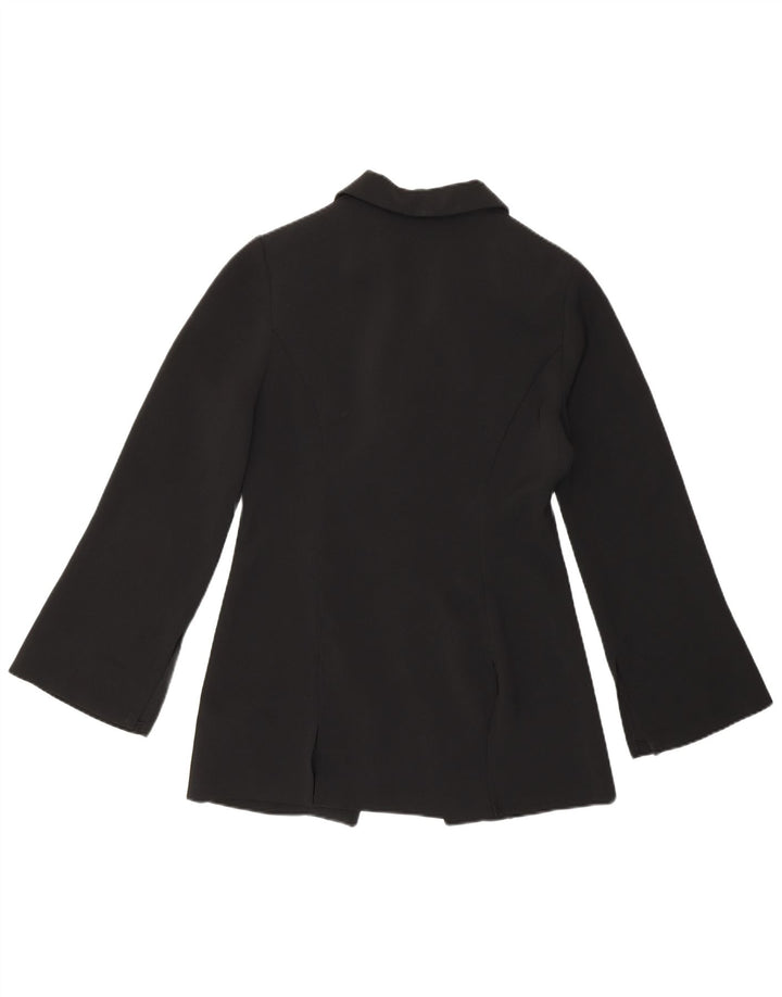 Blusa feminina Ivoire de Laurence Reino Unido 8 pequena preta poliéster