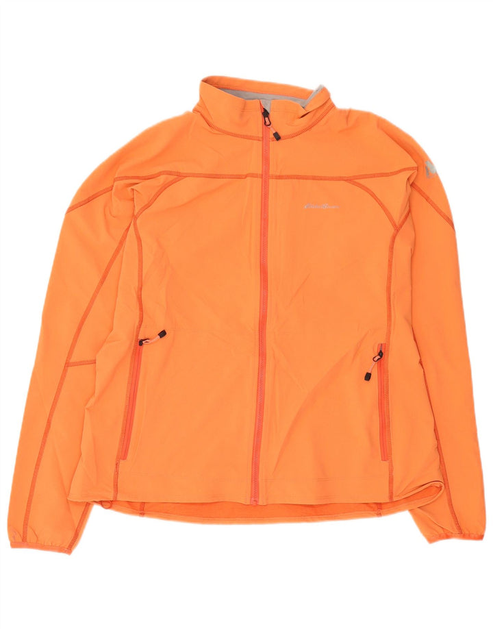 Eddie Bauer Jaqueta feminina de treino UK 18 XL laranja nylon