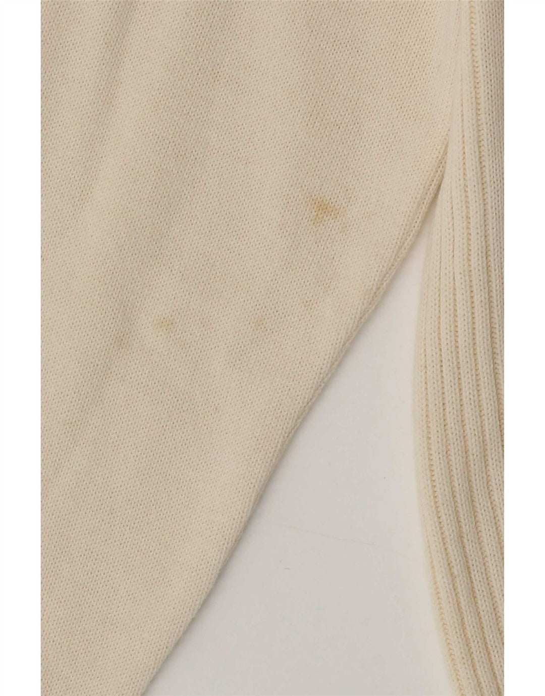 Suéter cardigã feminino Lucia UK 14 médio off white poliacrílico