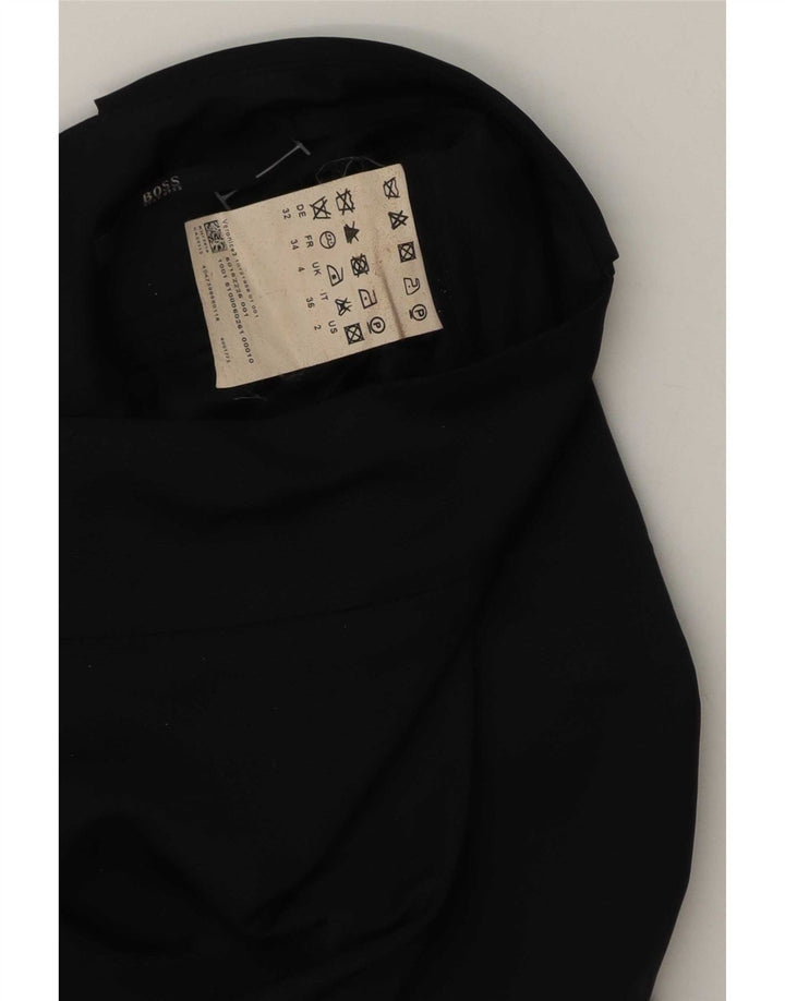 Saia lápis feminina Hugo Boss US 4 pequena W26 preta
