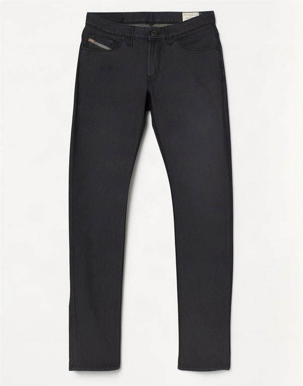 Diesel Mens Slim Jeans W32 L33 Azul Marinho Algodão