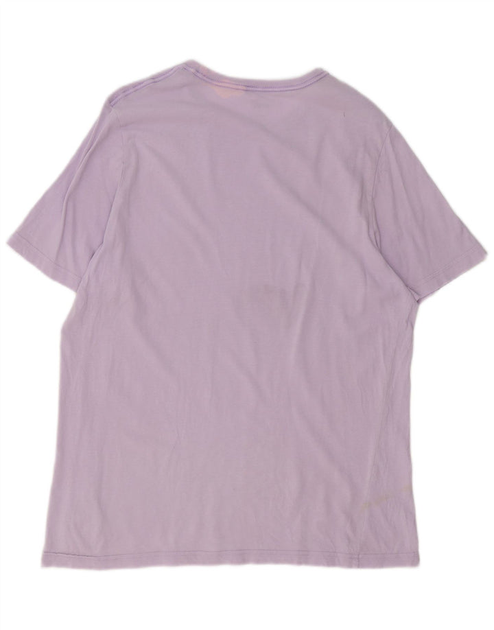 Camiseta masculina Puma grande algodão roxo