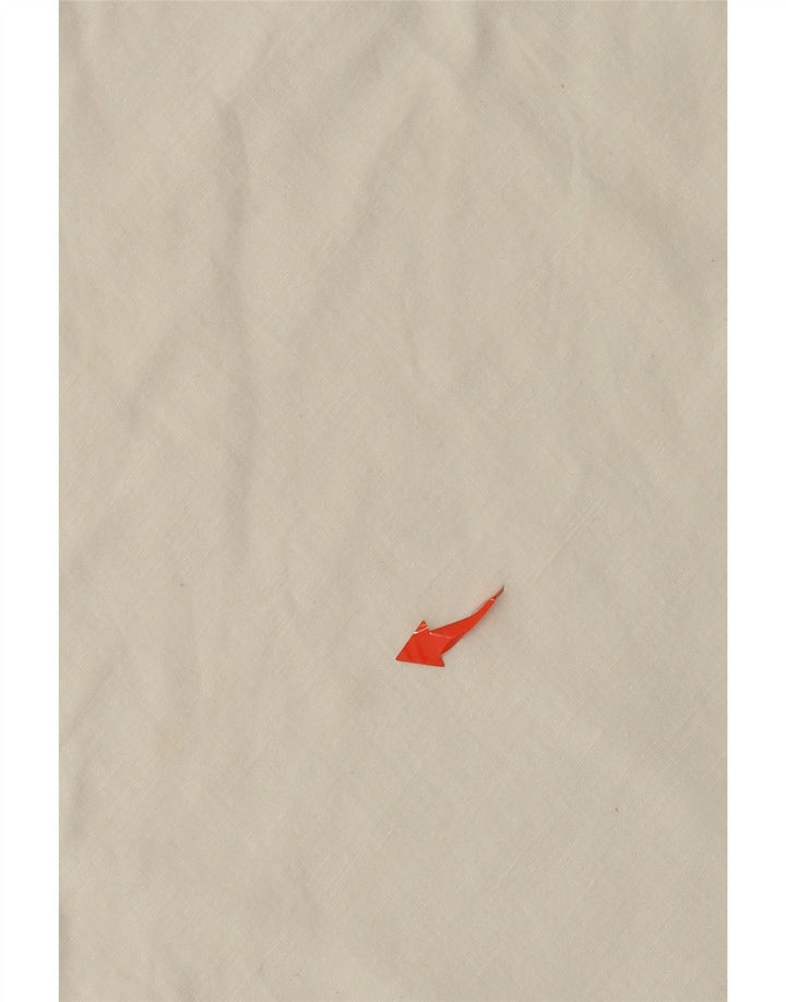 Vestido Mini Slip Feminino Vintage UK 10 Pequeno Branco