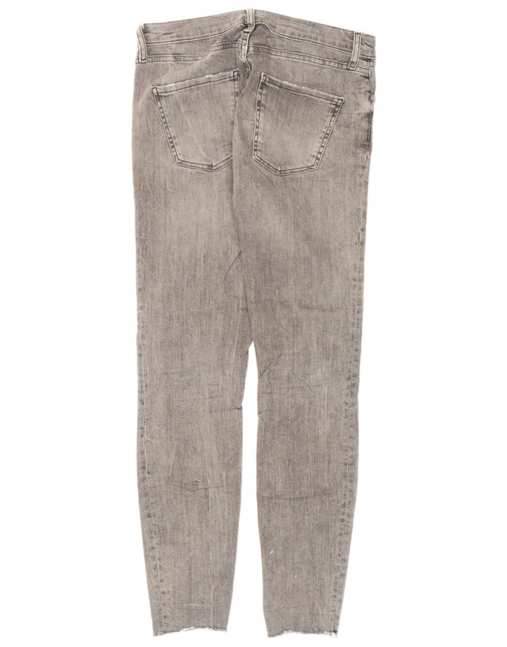 Zara Jeans Skinny Feminino EU 40 Médio W30 L28 Cinza