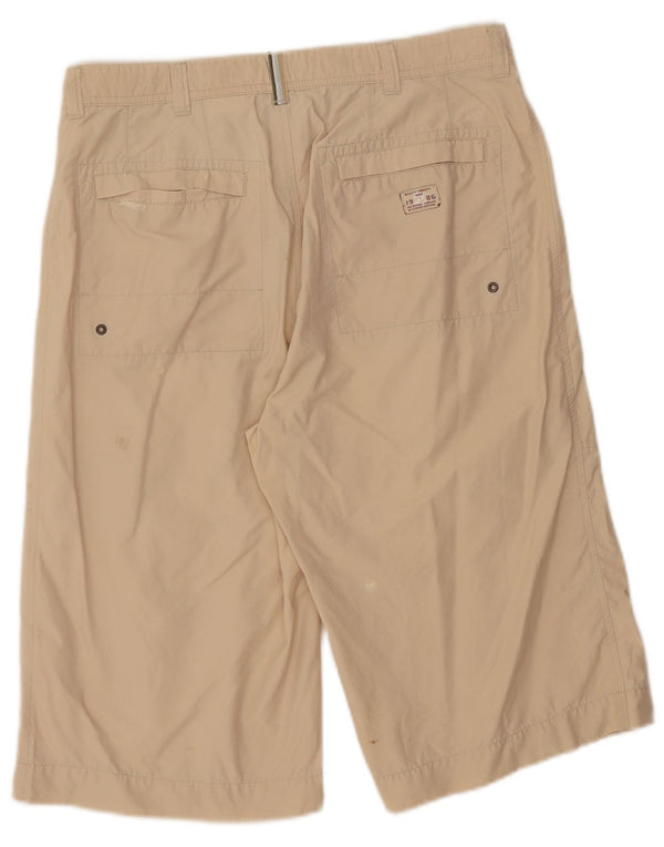 Invicta Mens Chino Shorts IT 50 Grande W32 Algodão Bege