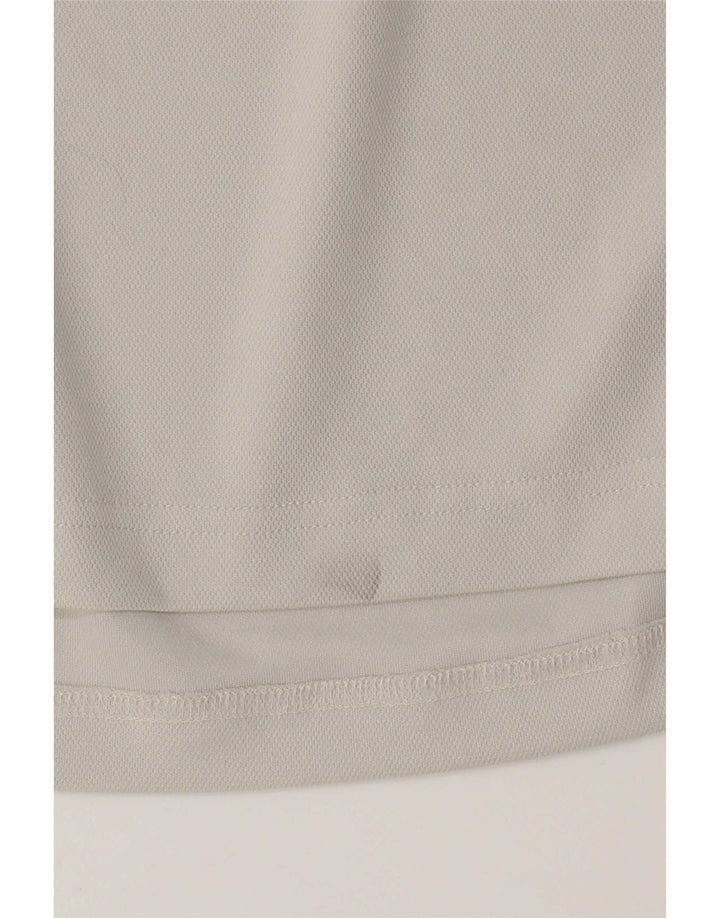 Camisa Polo Feminina Adidas UK 14 Poliéster Cinza Médio
