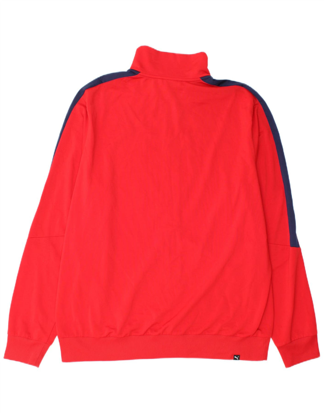 Puma Mens Tracksuit Top Jacket XL Vermelho Colorblock Poliéster
