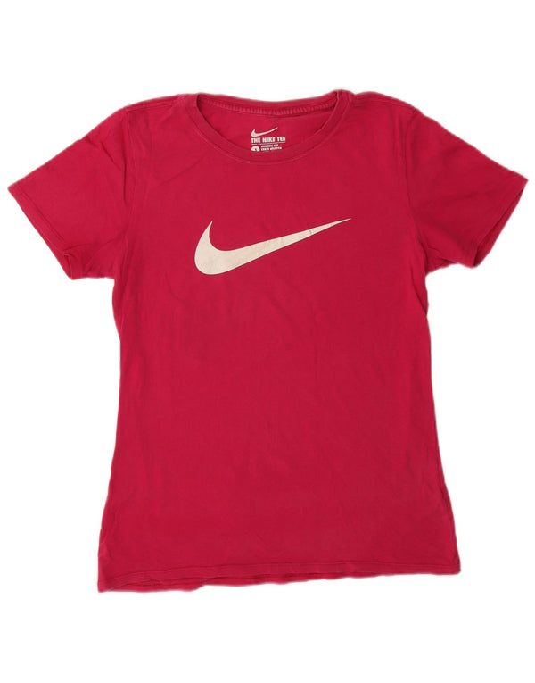 Camiseta Nike Feminina Athletic Cut Graphic Top UK 10 Pequena Rosa