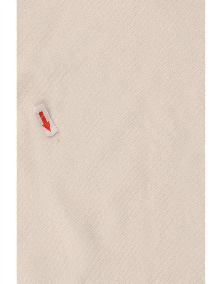 Camisa polo feminina Lacoste tamanho 46 XL algodão branco