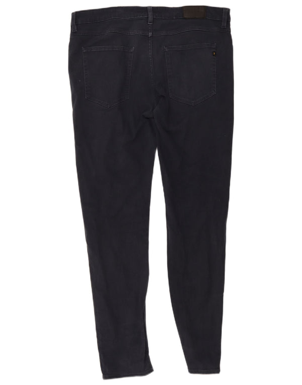 Farah Mens Slim Jeans W36 L32 Azul Marinho Algodão