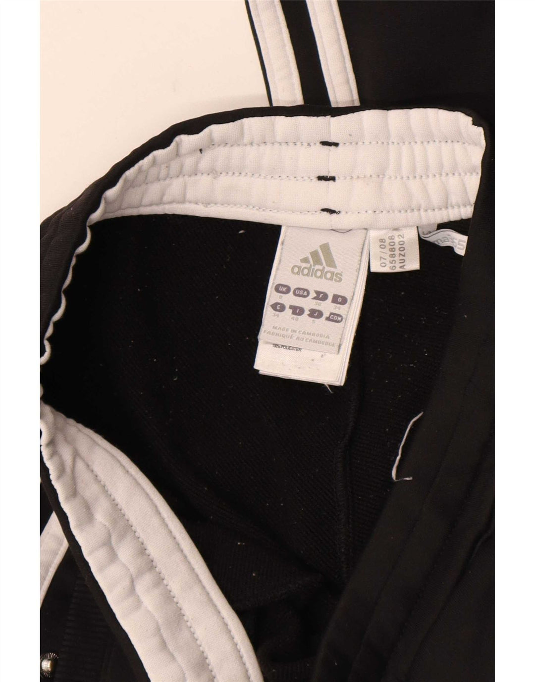 Adidas Womens Clima 365 Tracksuit Calças Reino Unido 8 Pequeno Poliéster Preto