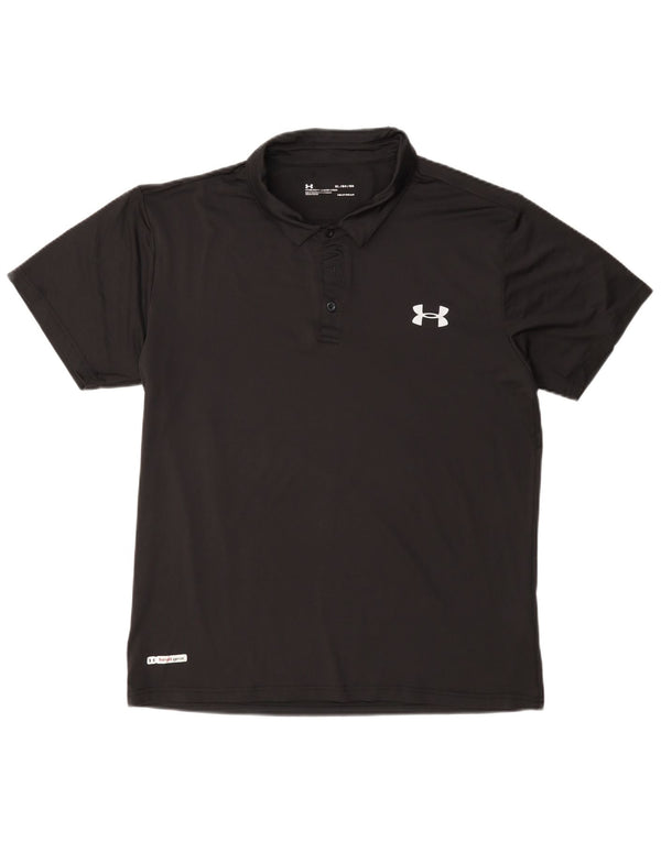 Camisa polo masculina Under Armour Heat Gear XL poliéster preto