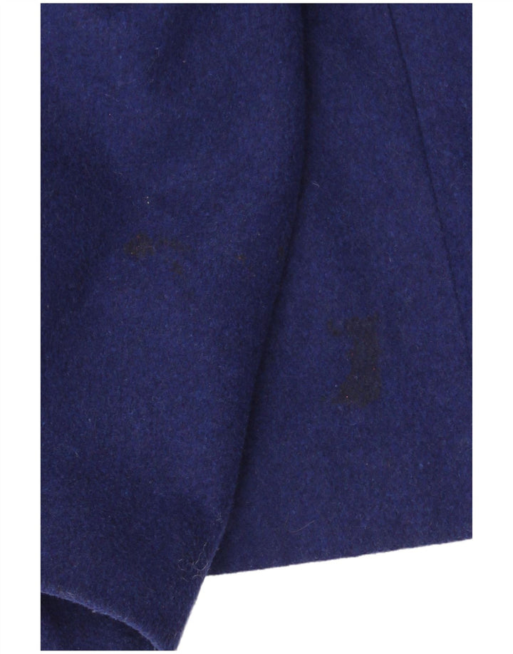 Sobretudo feminino Monsoon UK 10 pequeno bloco colorido azul