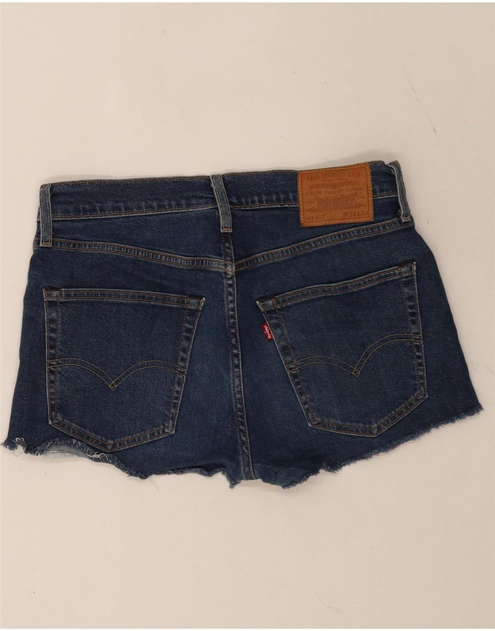 Shorts jeans feminino Levi's 512 W32 azul médio algodão