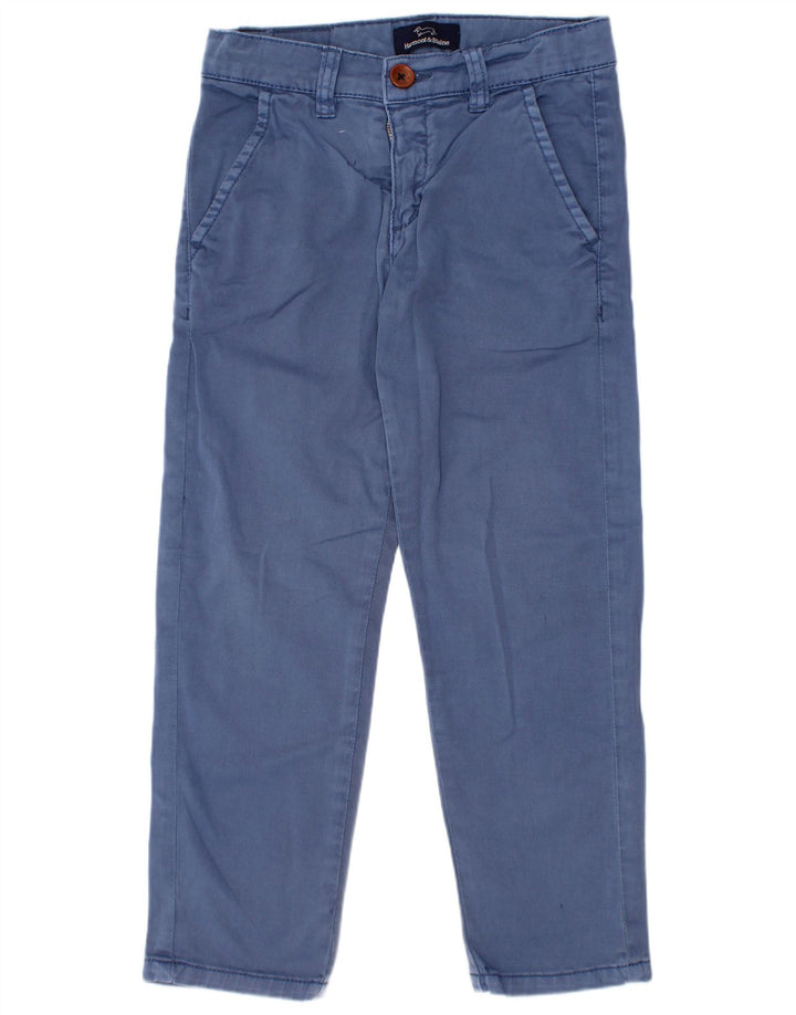 Calça Chino Reta Menino HARMONT & BLAINE 5-6 Anos W22 L20 Azul