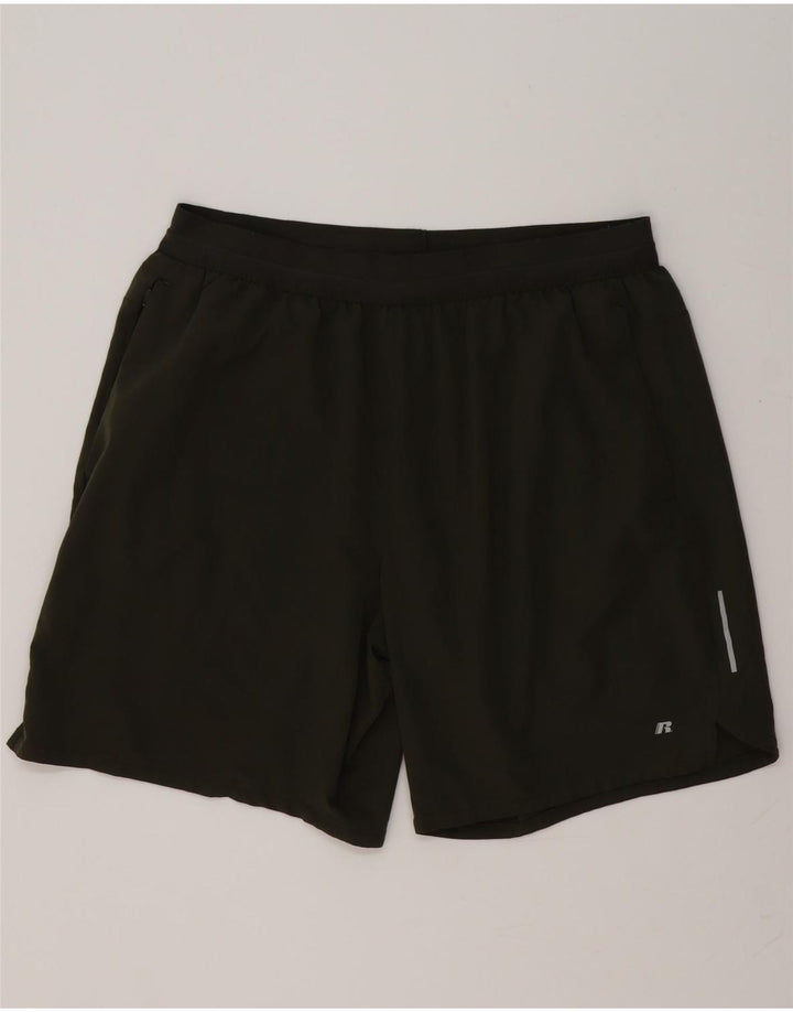 RUSSELL ATLÉTICO Masculino Dri-Power Sport Shorts XL Cáqui Poliéster
