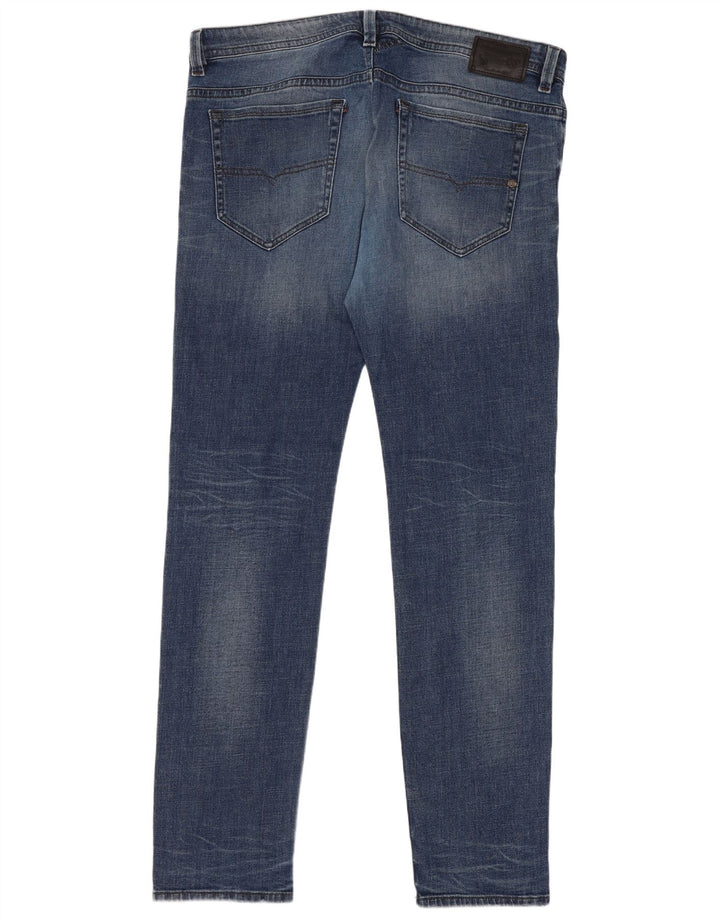 Diesel Masculino Thavar Slim Jeans W38 L34 Azul Algodão