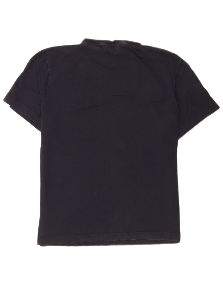 Camiseta masculina Penguin manga curta regular fit top médio algodão azul marinho