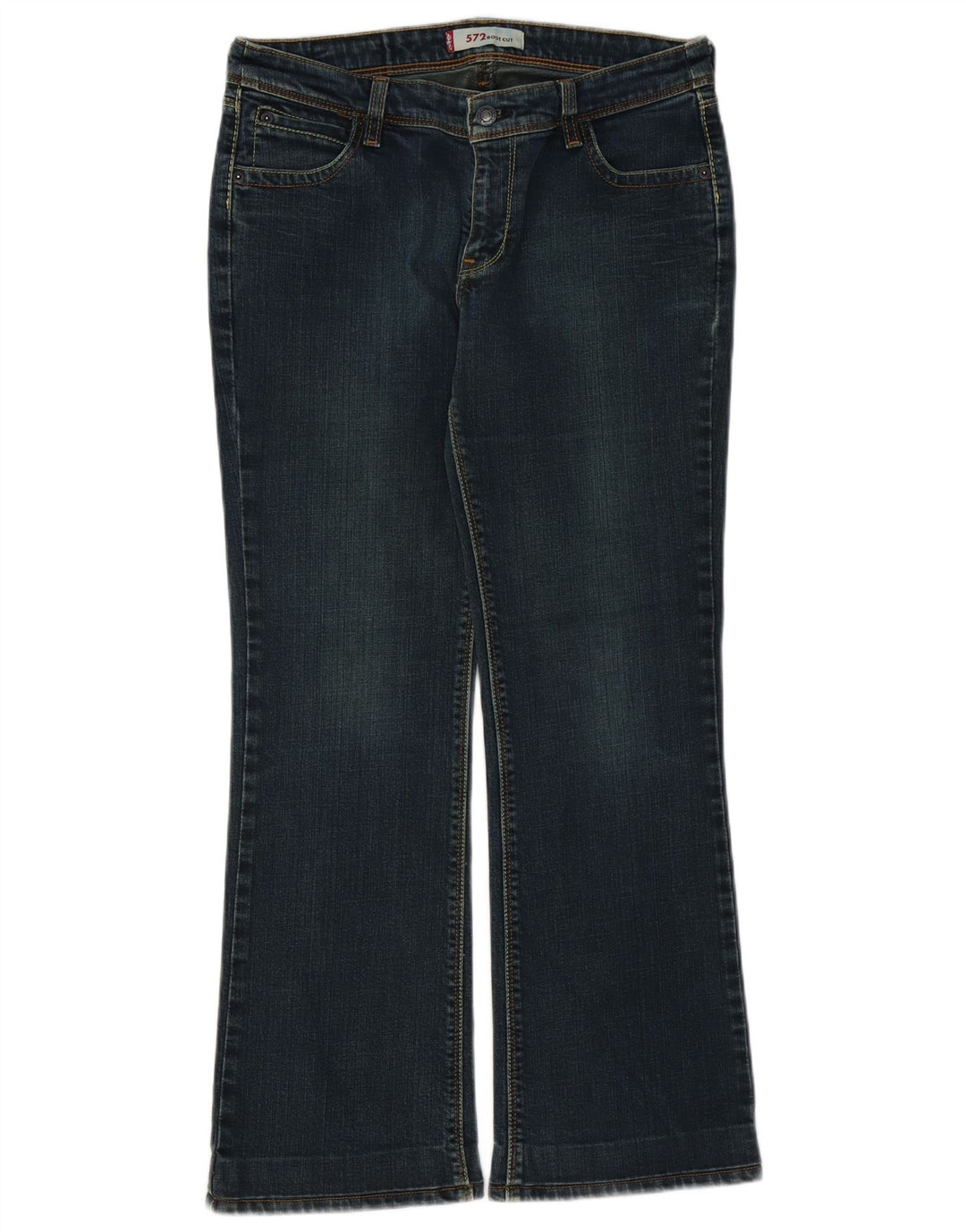 Jeans feminino LEVI'S 572 Bootcut W32 L29 algodão azul