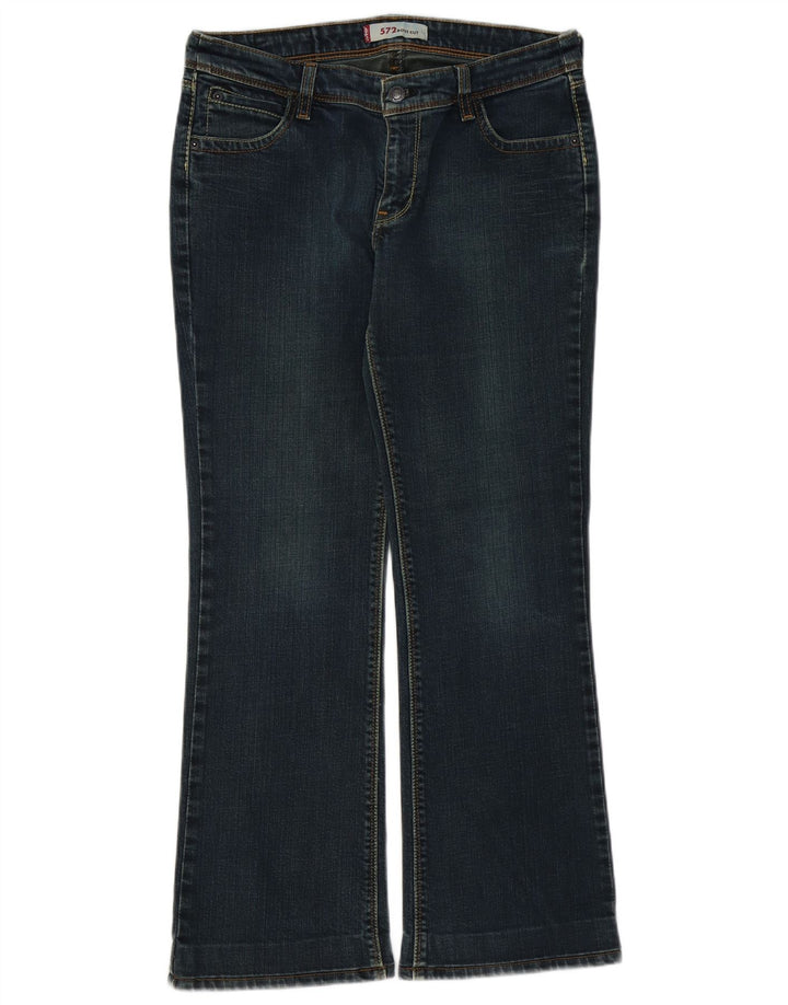 Jeans feminino LEVI'S 572 Bootcut W32 L29 algodão azul