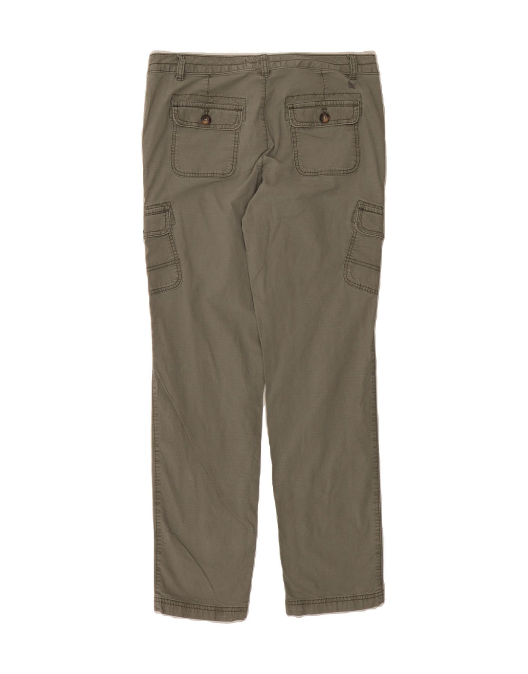 EDDIE BAUER Womens Slim Cargo Trousers US 10 Large W34 L31 Khaki Cotton Vintage Eddie Bauer and Second-Hand Eddie Bauer from Messina Hembry 