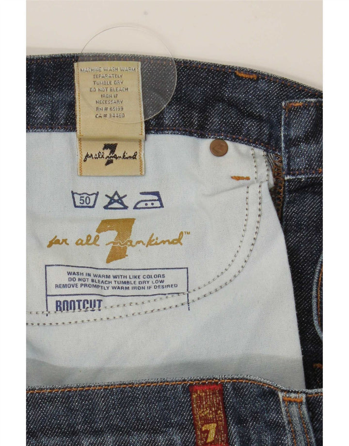 7 For All Mankind Jeans feminino bootcut W29 L32 algodão azul