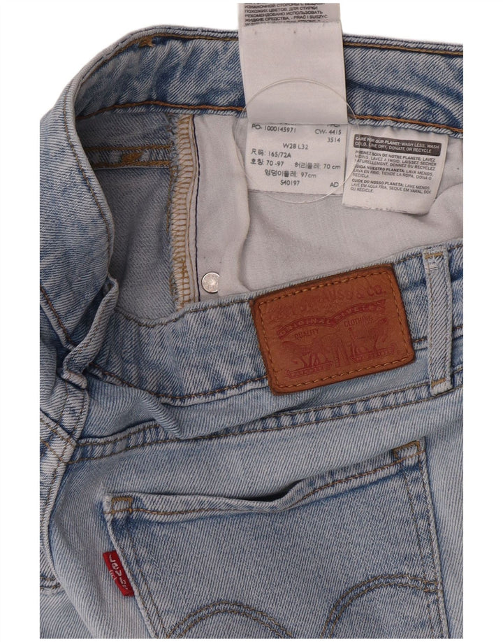Calça jeans feminina LEVI'S 715 Bootcut W28 L30 azul algodão