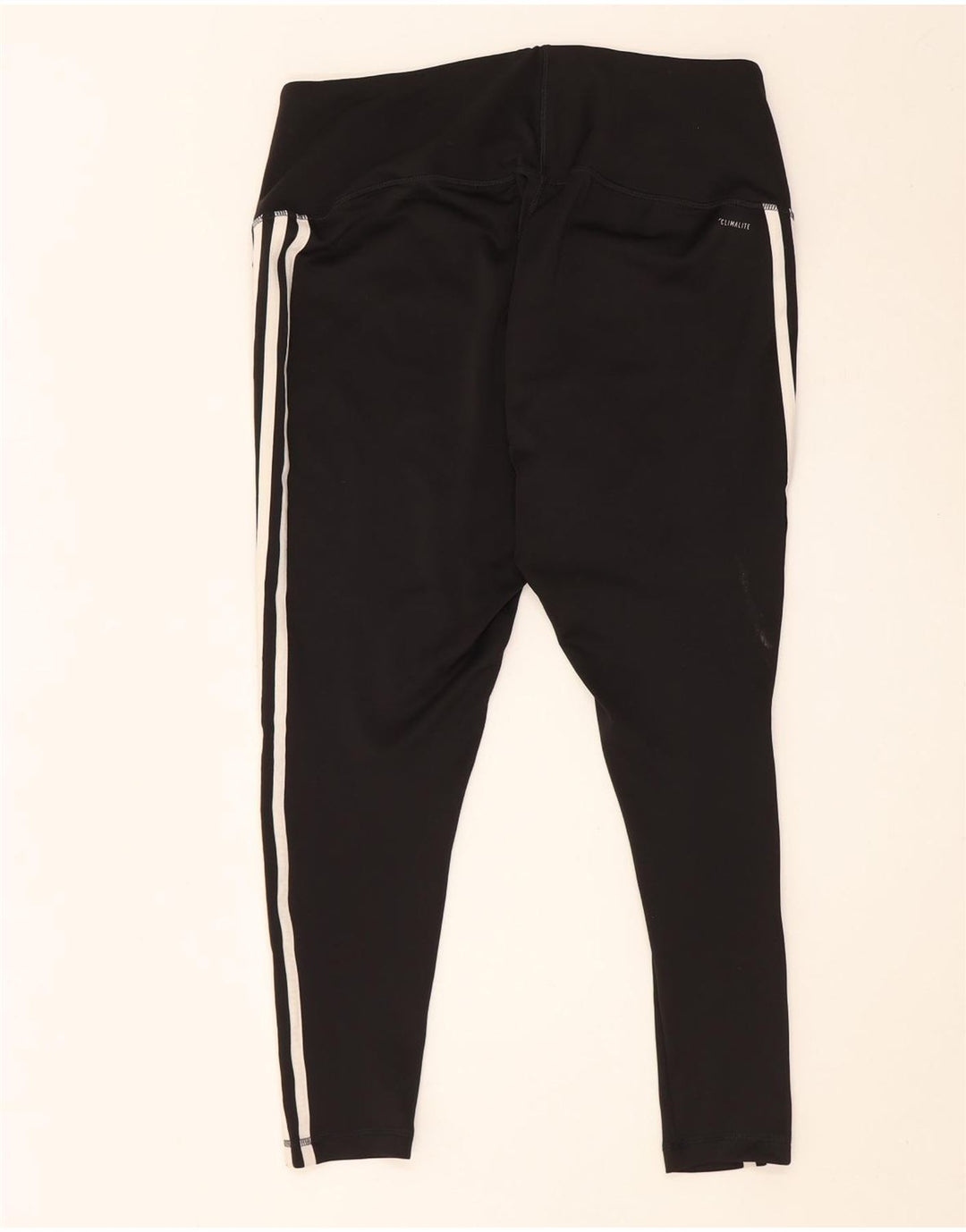 Leggings Adidas Climalite Crop Femininas UK 20/22 XL Preto Poliéster