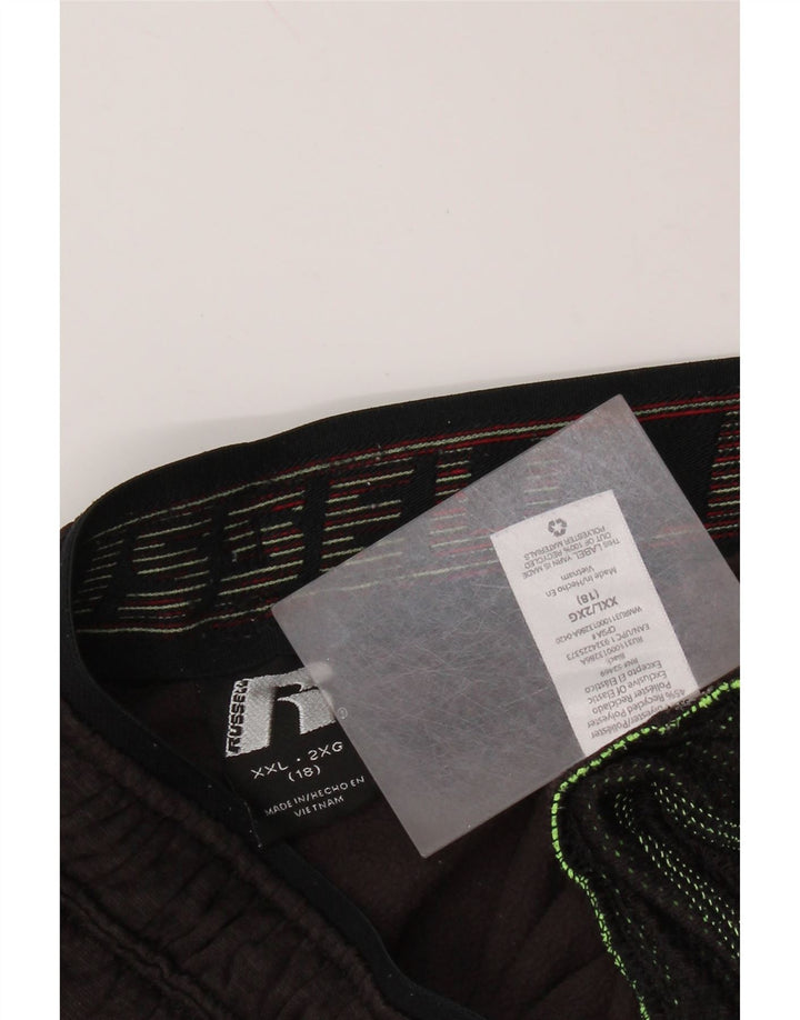 RUSSELL ATLÉTICO Meninos Calças de treino para corrida 15-16 anos 2XL cinza