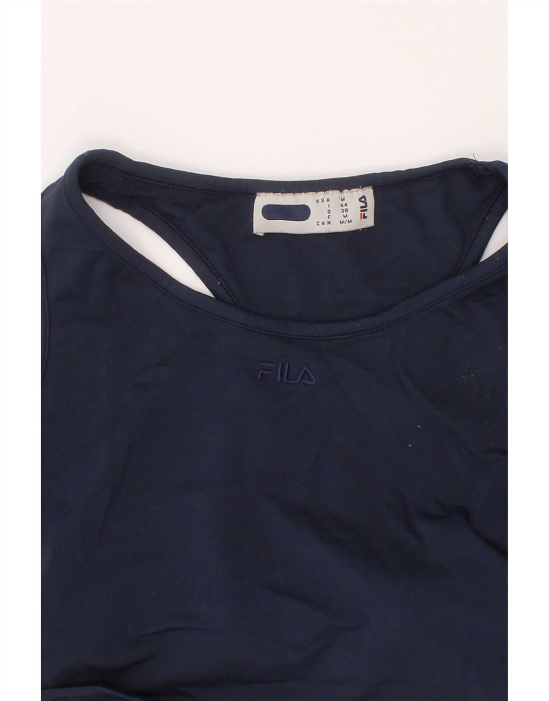 Sutiã esportivo feminino Fila Top médio azul marinho esportivo