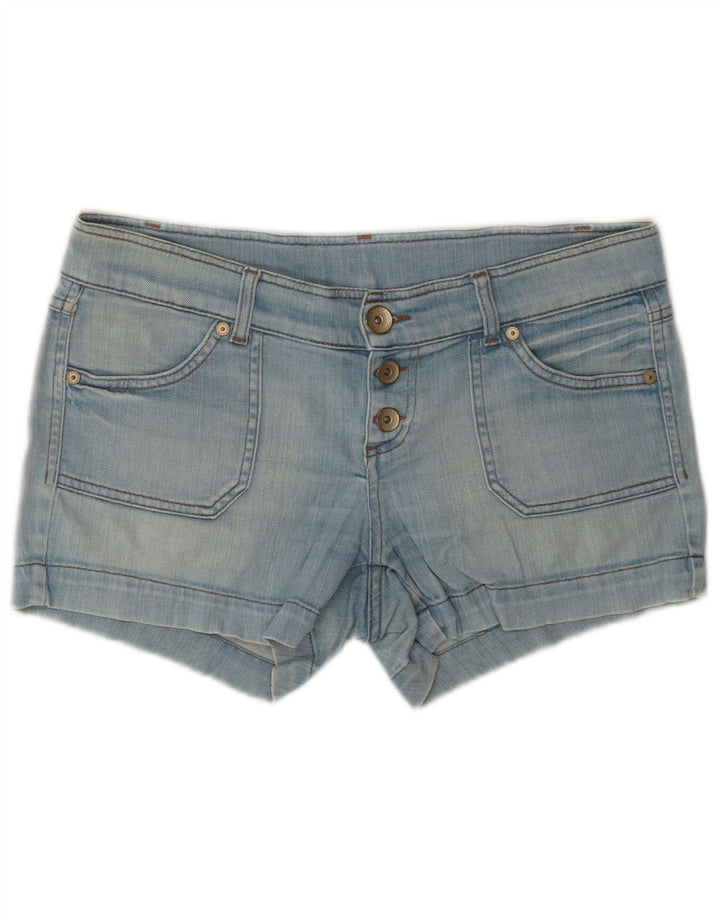 Shorts jeans feminino Benetton W32 grande azul