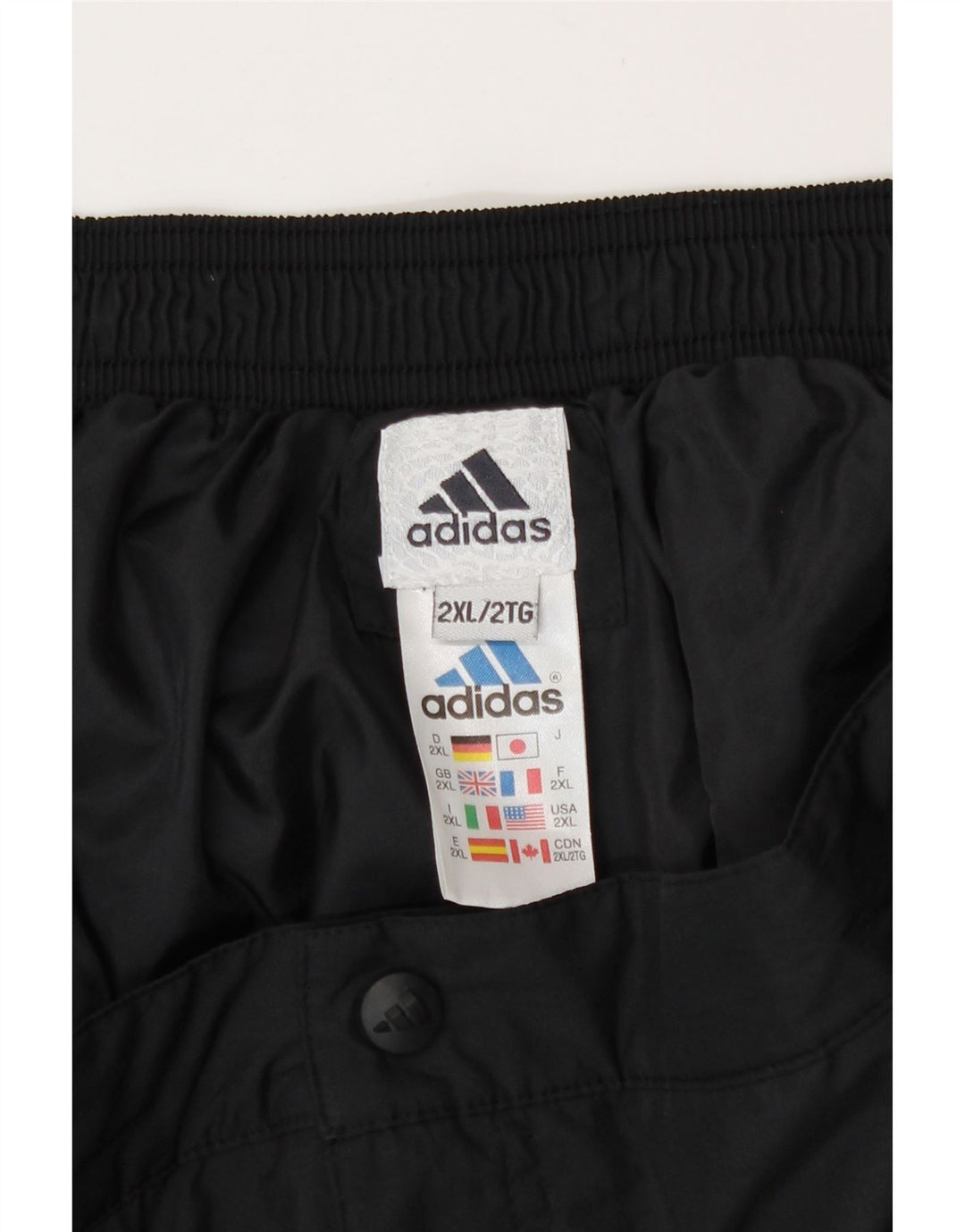 Adidas feminino climashell calças de treino joggers 2xl preto poliéster