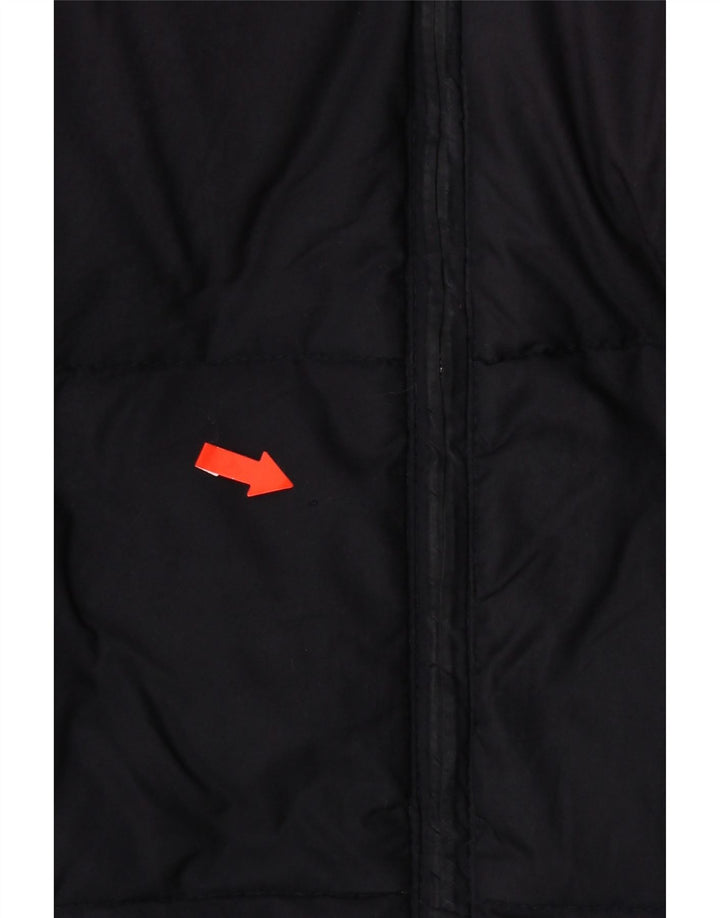 CIESSE PIUMINI Womens Oversized Hooded Padded Jacket IT 44 Medium Black Vintage Ciesse Piumini and Second-Hand Ciesse Piumini from Messina Hembry 