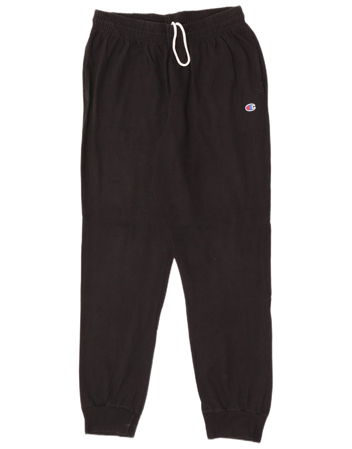 Calça esportiva masculina Champion Joggers grande algodão preto