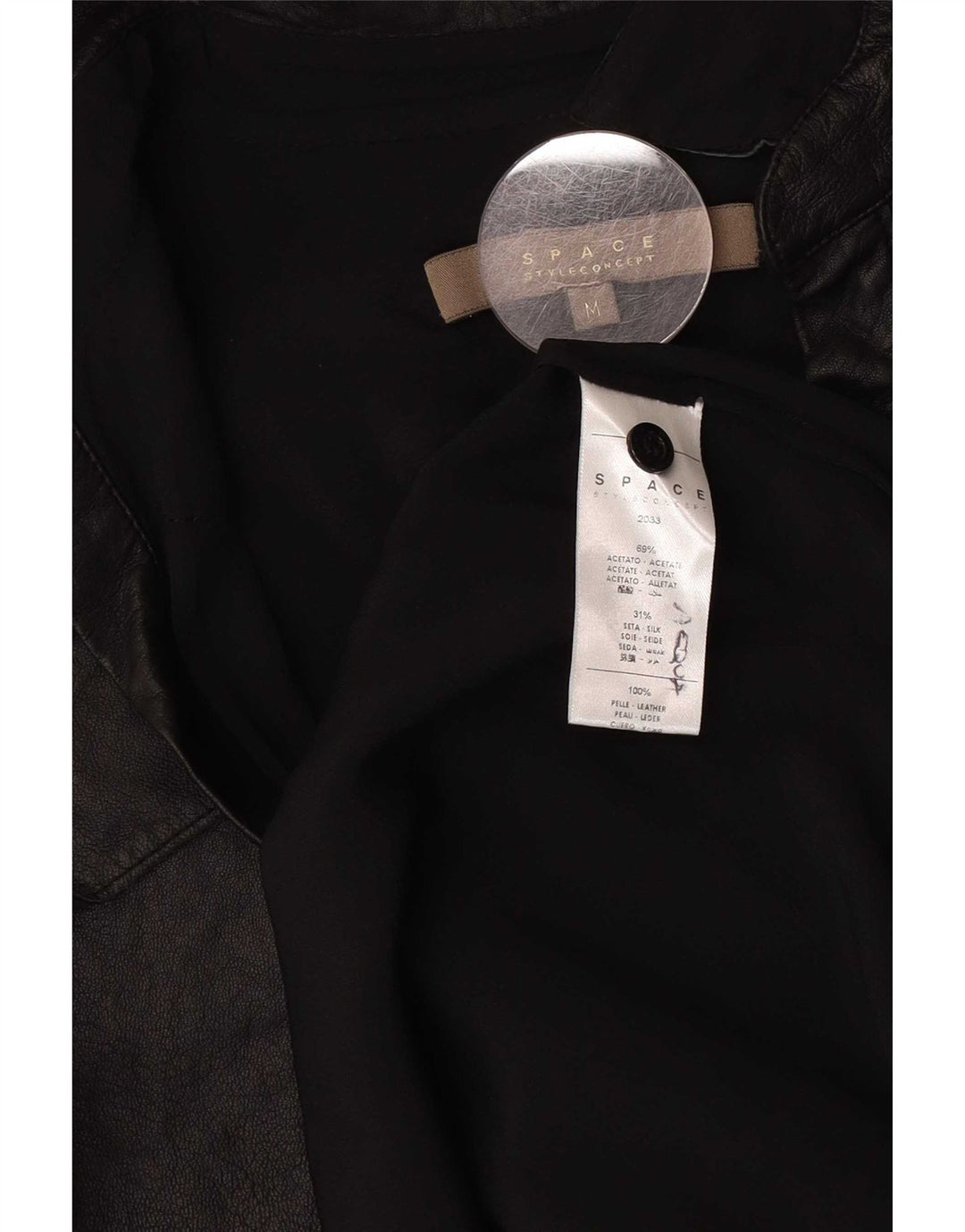 Vestido feminino vintage oversized UK 14 acetato preto médio