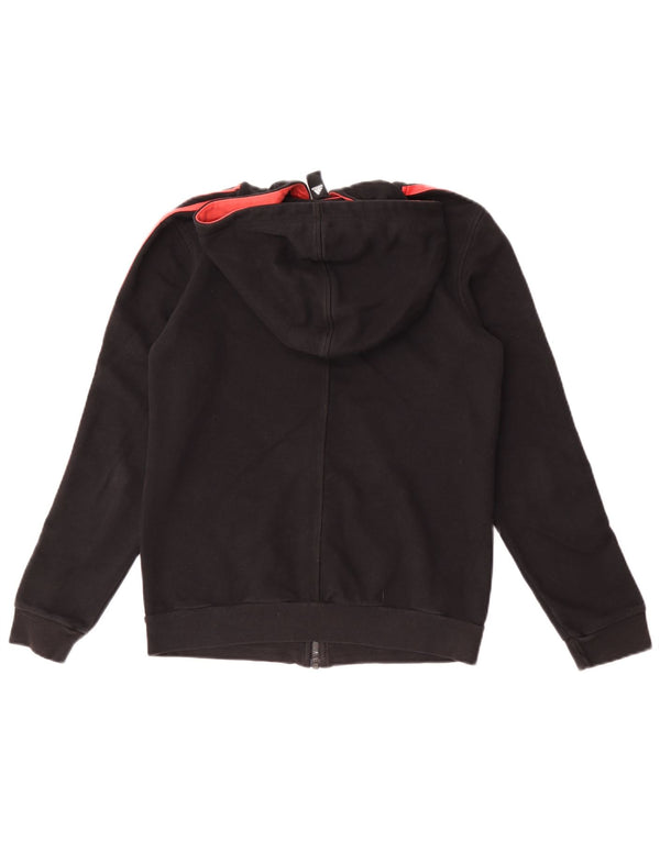 Suéter adidas feminino com capuz e zíper UK 10 pequeno preto