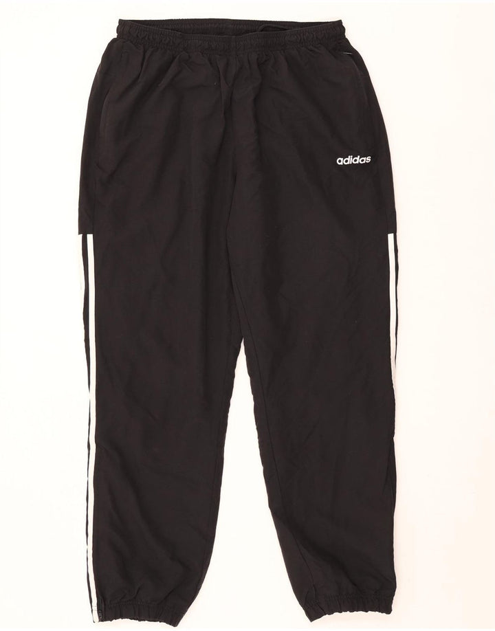 Adidas Mens Treino Calças Joggers Médio Poliéster Preto