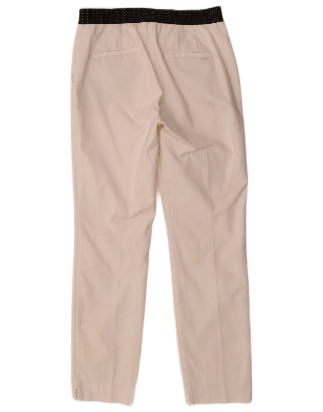 Calça chino reta feminina ZARA médio W28 L27 branca